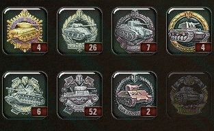 Новый вид медалей с разными эффектами для World of tanks